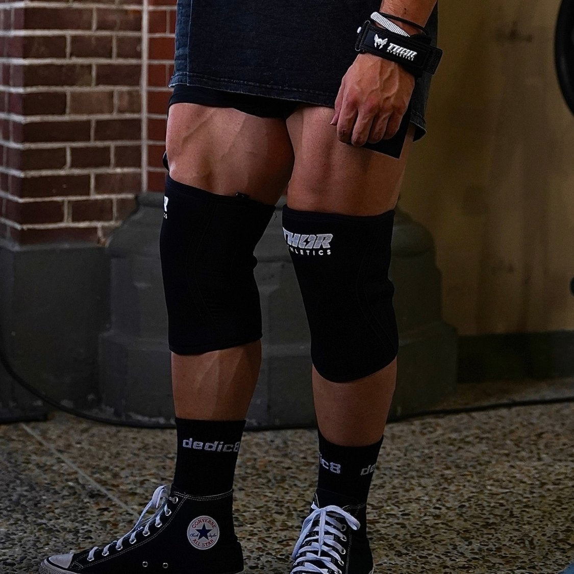 Manchons de genou 7mm | Extra rigide | Noir