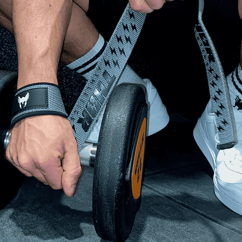 Beste Lifting Straps met Extra Grip | Grijs | Thor Athletics