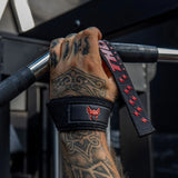 Beste Lifting Straps Extra Grip Zwart met Rood kopen