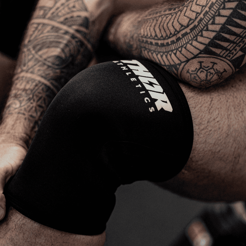 Knee Sleeves 7mm | Zwart | Powerlifting & Fitness | Thor Athletics