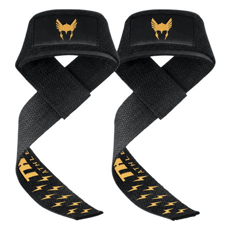 Lifting Straps Extra Grip | Zwart met Goud