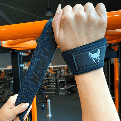 Beste Lifting Straps met Extra Grip | Viking Blue | Thor Athletics