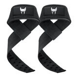 Beste Lifting Straps met Extra Grip | Zwart op Zwart | Thor Athletics