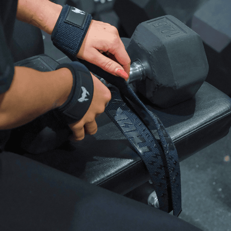 Beste Lifting Straps met Extra Grip | Viking Blue | Thor Athletics