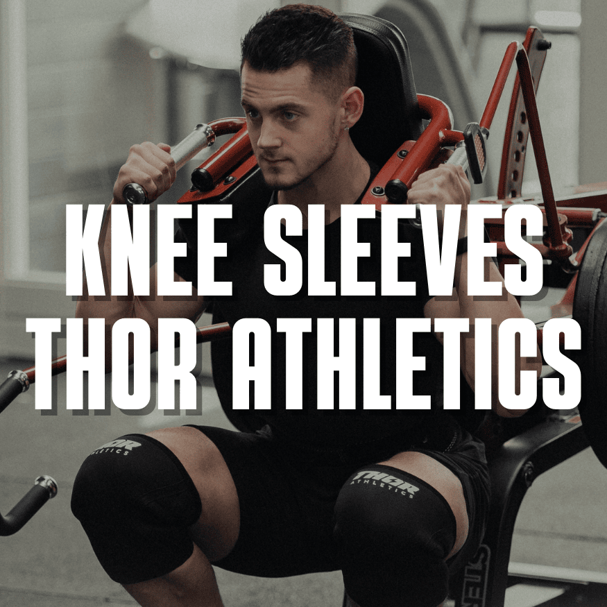 Knee Sleeves 7mm | Zwart | Powerlifting & Fitness | Thor Athletics