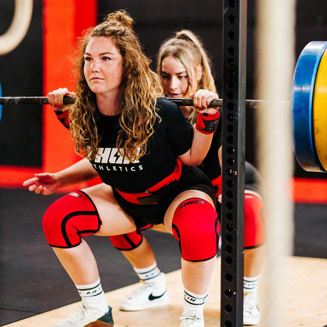 Knee Sleeves 7mm | Rood | Powerlifting & Fitness | Thor Athletics